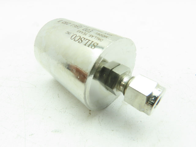 SILSCO EDD 1961-250S Pressure Valve 250 PSI 1/4" Tube Fitting