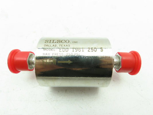 SILSCO EDD 1961-250S Pressure Valve 250 PSI 1/4" Tube Fitting