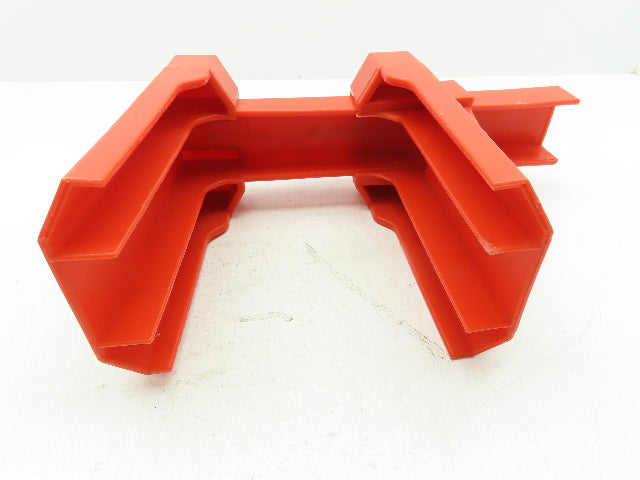 Ball Valve Lockout Polypropylene RED Sz Large for 2"-8" Pipe  LOT OF 2