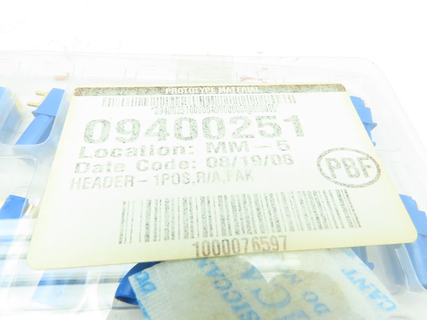 Molex 22-28-4021 Header 2.54mm Breakaway Connector 2-Pin/Circuit Tin LOT OF 1250