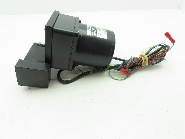 Oriental E3940-444 AC Reversible Motor w/4GB9KA Gearhead  9:1 Ratio 5/16" Shaft