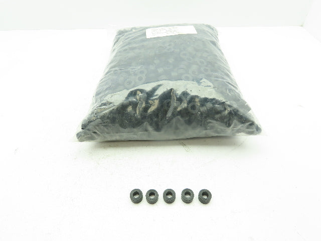 Shuttleworth Solid Black Plastic Conveyor Roller 17mm x 9mm x 8mm ID LOT OF 2000