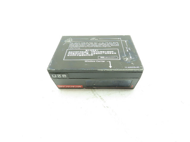 Microscan 820 Fixed Barcode Scanner Raster Medium FIS-0820-0010