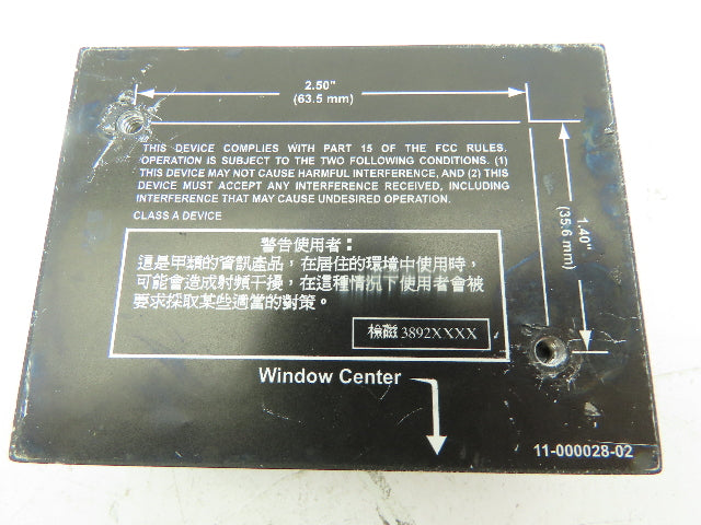 Microscan 820 Fixed Barcode Scanner Raster Medium FIS-0820-0010