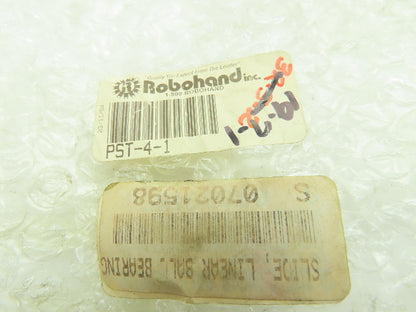 Destaco Robohand PST-4-1 Pneumatic Thruster Slide Cylinder 1" Stroke 4" Width