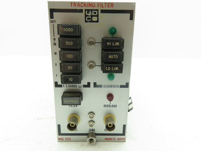 UDC Unholtz-Dickie TF22-SR Tracking Filter Module 115/230V