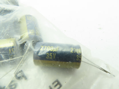 Panasonic FC Series Aluminum Electrolytic Capacitor 35V 2700uF 105C  LOT OF 100