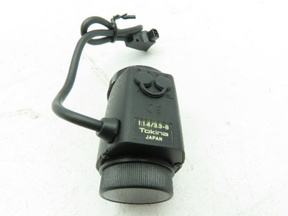 Tokina CML3-8MMAVD Varifocal Auto Iris Zoom Lens 3.3-8mm Security Camera CS/CCTV