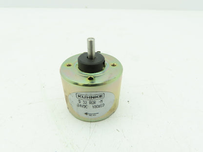 Kuhnke D32 ROR-M Rotary Solenoid 24VDC Clockwise Rotation 5/32" Shaft Dia