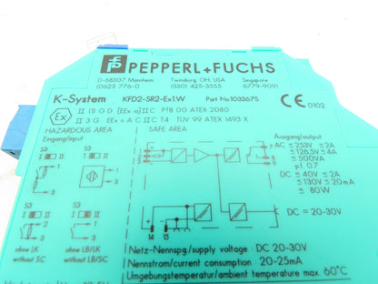 Pepperl + Fuchs KFD2-SR2-Ex1.W Switch Amplifier Relay 103367S