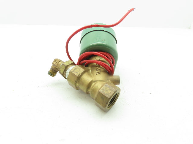 Asco 8030A17VH Red Hat Solenoid 2-Way Valve 1/2"NPT 220/240V