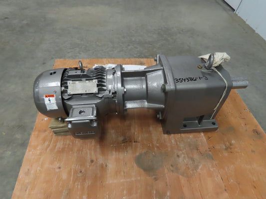 SK52 VL 180TC2-184 TC Nord Helical Inline GearBox GearMotor 575V 5Hp 38.45 Ratio
