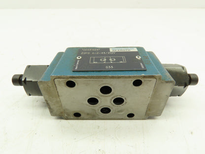 Rexroth Z2FS 6-2-43/2QV Flow Control Double Throttle Check Valve Lot Of 3