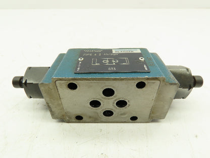 Rexroth Z2FS 6-2-43/2QV Flow Control Double Throttle Check Valve Lot Of 3