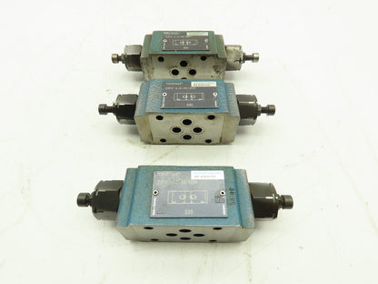 Rexroth Z2FS 6-2-43/2QV Flow Control Double Throttle Check Valve Lot Of 3