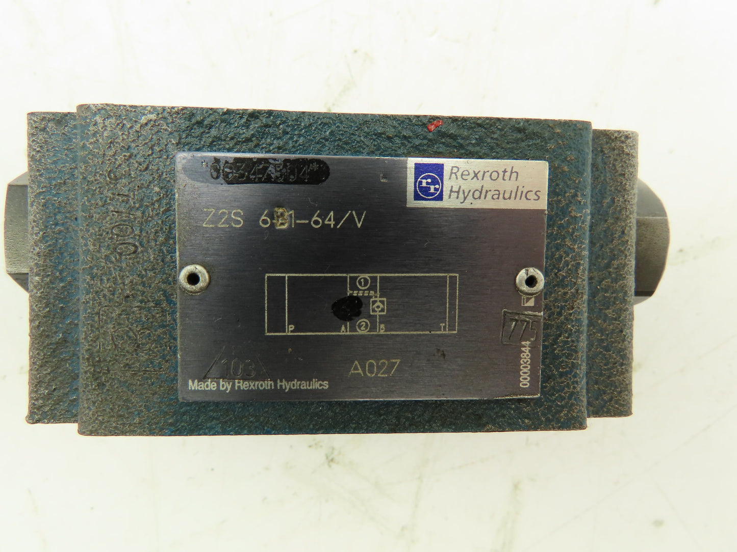 Rexroth Z2S 6B1-64/V Hydraulic Pilot Operated Check Valves Size 6 Lot Of 3