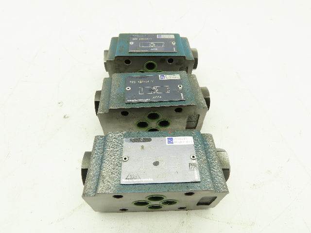 Rexroth Z2S 6B1-64/V Hydraulic Pilot Operated Check Valves Size 6 Lot Of 3