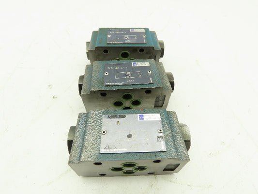 Rexroth Z2S 6B1-64/V Hydraulic Pilot Operated Check Valves Size 6 Lot Of 3