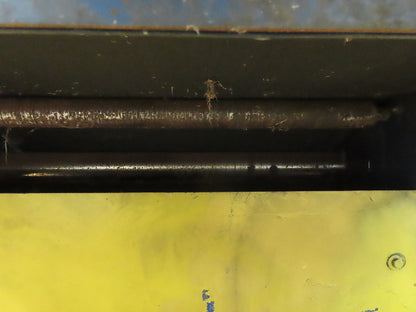 Rapistan Wide Belt Slide Conveyor 32"x 48" Drum Roller Belt Driven (No Drive)