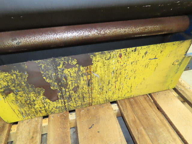 Rapistan Wide Belt Slide Conveyor 32"x 48" Drum Roller Belt Driven (No Drive)