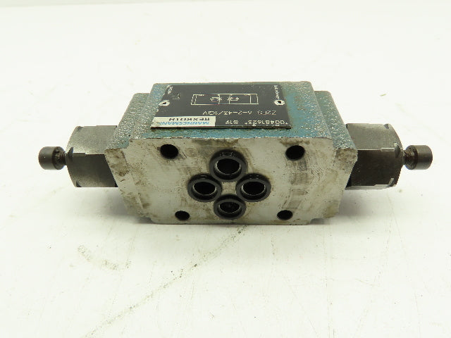 Rexroth Z2FS 6-2-43/1QV Flow Control Double Throttle Check Valve