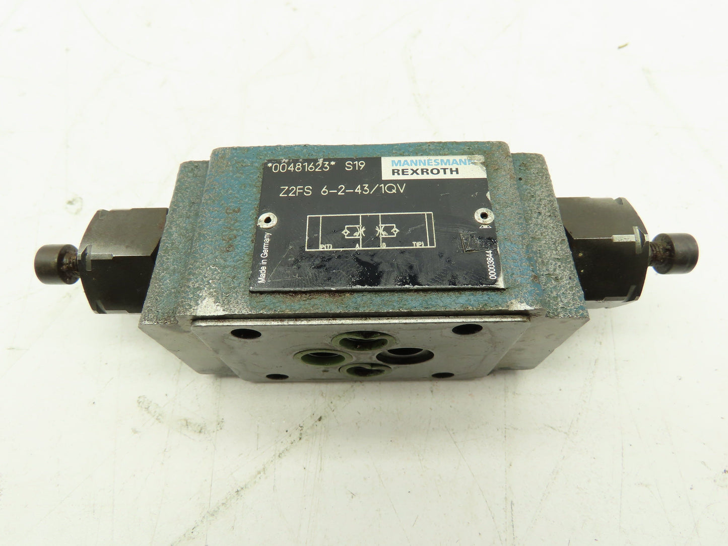 Rexroth Z2FS 6-2-43/1QV Flow Control Double Throttle Check Valve