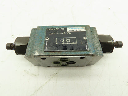 Rexroth Z2FS 6-2-43/1QV Flow Control Double Throttle Check Valve