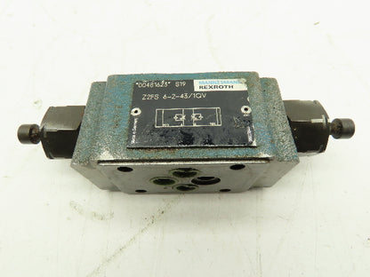 Rexroth Z2FS 6-2-43/1QV Flow Control Double Throttle Check Valve