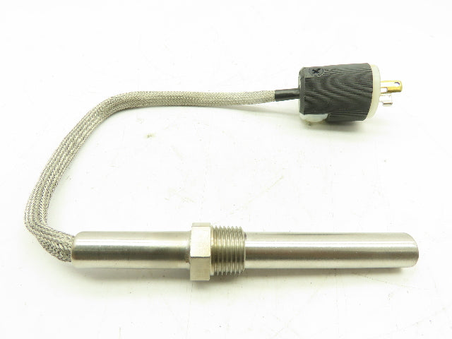 Ash Equipment ASH001CT1001-B Steel Cartridge Heater 350W 120V 5/8"x5.75" 1/2"NPT