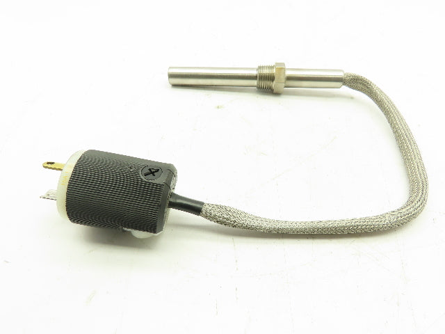 Ash Equipment ASH001CT1001-B Steel Cartridge Heater 350W 120V 5/8"x5.75" 1/2"NPT