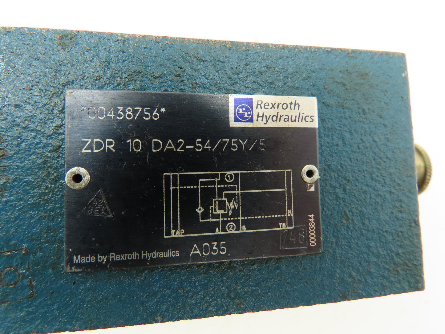 Rexroth ZDR 10 DA2-54/75Y/5 Hydraulic Pressure Reducing Valve Lot Of 2