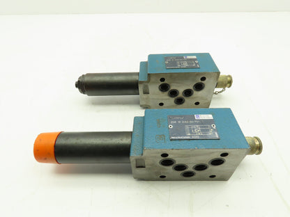 Rexroth ZDR 10 DA2-54/75Y/5 Hydraulic Pressure Reducing Valve Lot Of 2