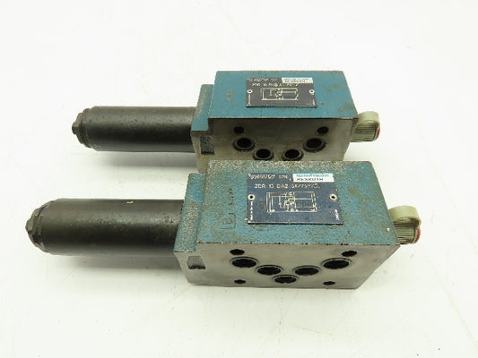 Rexroth ZDR 10 DA2-54/75Y/5 Hydraulic Pressure Reducing Valve Lot Of 2