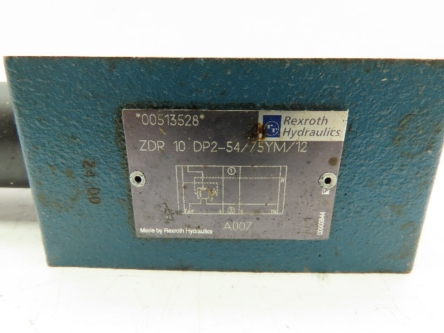Rexroth ZDR 10 DP2-54/75YM/12 Hydraulic Pressure Reducing Valve