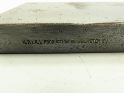Fineness of Grind Gauge Steel Block Grindometer G-1 Ink Gage NPIRI 0-10