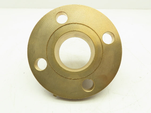 Watts 2-1/2" Bronze Dielectric Flange Pipe Fitting Solder 4-Bolt Class 125
