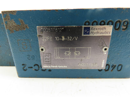 Rexroth Z2FS 10-3-32/V Double Throttle Hydraulic Check Valve W-Key