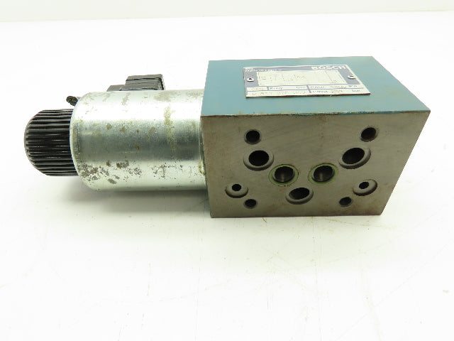 Bosch 918 / 0 811 020 040 Hydraulic Solenoid Valve 24V Coil 3500 PSI