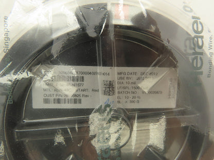 Heraeus ALW-49C Aluminum Bonding Wire 10 Mil 1500'  Spool