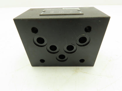 Rexroth Z1S-10-P1-33/V W4 Hydraulic Check Valve Sandwich Block