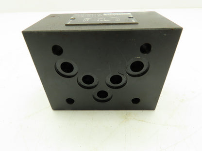 Rexroth Z1S-10-P1-33/V W4 Hydraulic Check Valve Sandwich Block