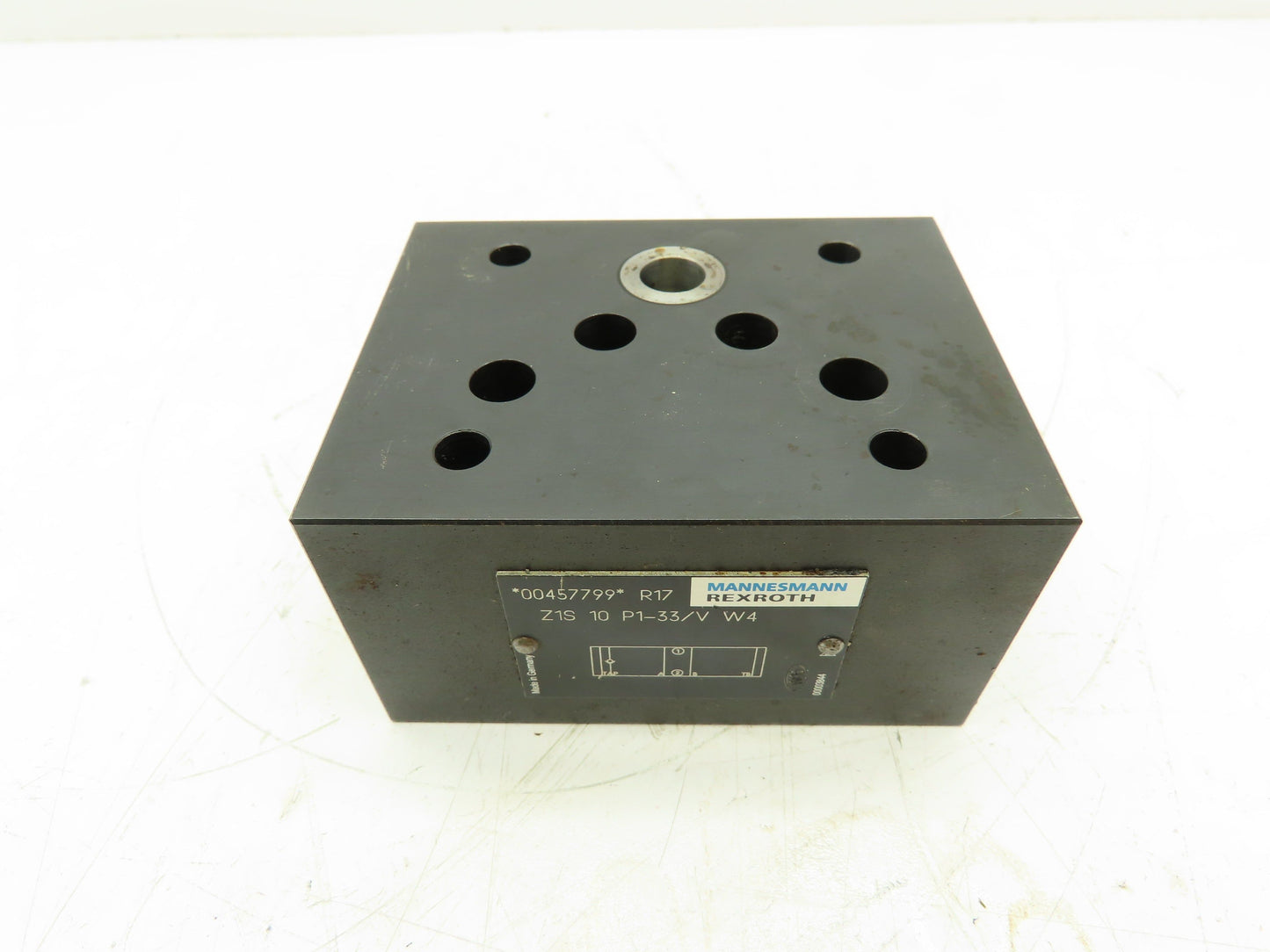 Rexroth Z1S-10-P1-33/V W4 Hydraulic Check Valve Sandwich Block