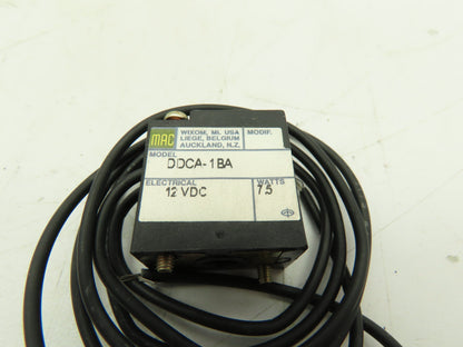 MAC DDCA-1BA Valve Solenoid Coil 12 VDC 7.5W  (Coil Only)