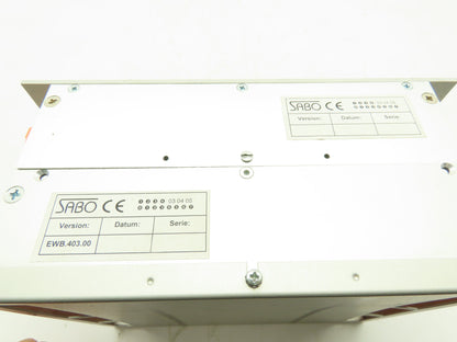 SABO EWB.403.00 Input Output I/O Terminal Block Module