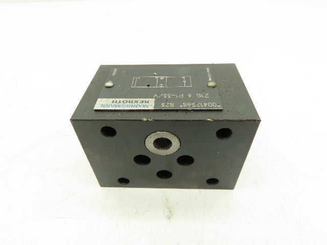 Mannesmann Rexroth Z1S 6 P1-33/V Hydraulic Check Valve Lot Of 2