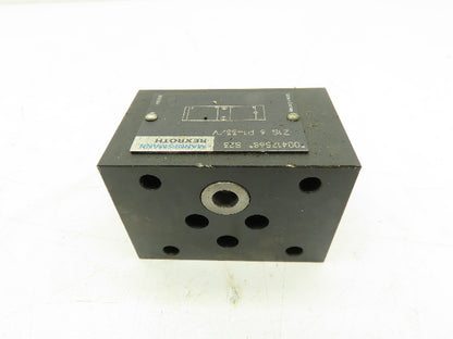 Mannesmann Rexroth Z1S 6 P1-33/V Hydraulic Check Valve Lot Of 2