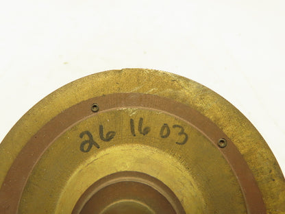 Brass Pump Impeller Wheel  5" OD  5/8" Shaft