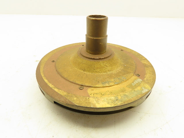 Brass Pump Impeller Wheel  5" OD  5/8" Shaft