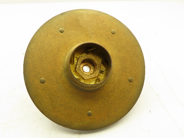 Brass Pump Impeller Wheel  5" OD  5/8" Shaft