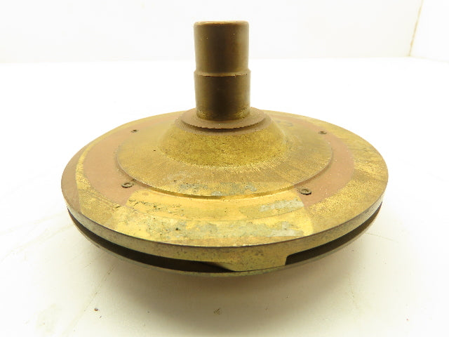Brass Pump Impeller Wheel  5" OD  5/8" Shaft